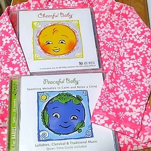 Two Children's Music CD's & Water Shirt(Size 12 Month Old)